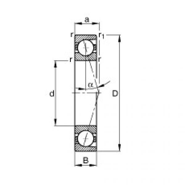 المحامل B7203-C-T-P4S FAG #1 image