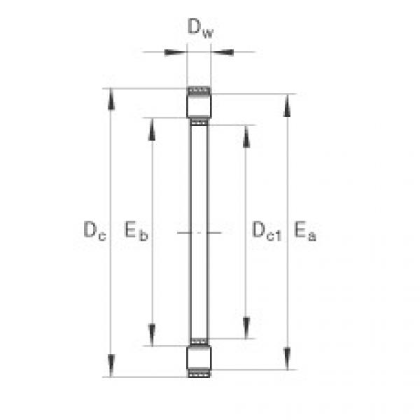 المحامل K81234-M INA #1 image