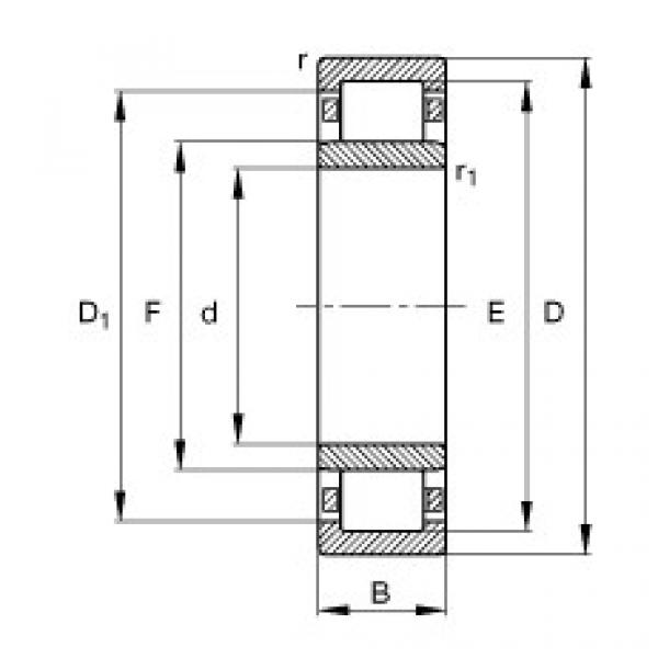 FAG محامل أسطوانية - NU2240-E-M1 #1 image