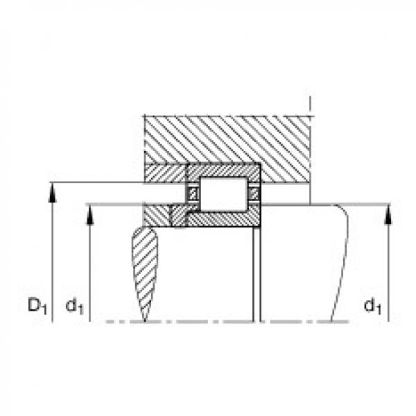 FAG محامل أسطوانية - NJ2332-E-XL-M1 + HJ2332-E #2 image