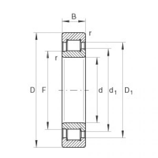 المحامل SL192352-TB INA #1 image