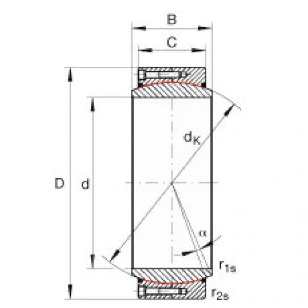 FAG Large radial spherical plain bearings - GE480-DW-2RS2 #1 image