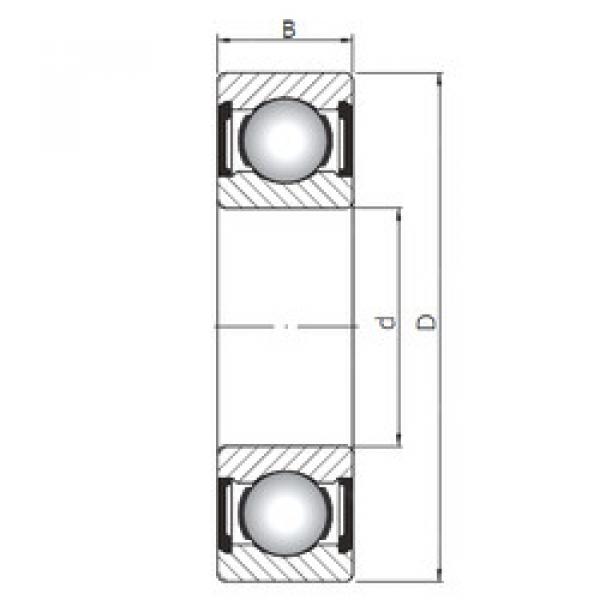 المحامل 61926 ZZ ISO #1 image