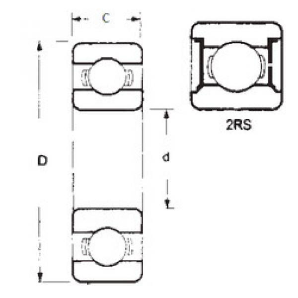 المحامل 16006-2RS FBJ #1 image