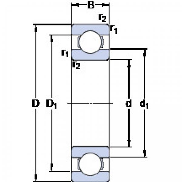 المحامل 6304 ETN9 SKF #1 image