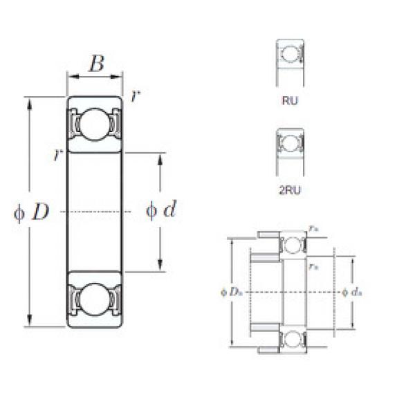 المحامل 6206-2RU KOYO #1 image