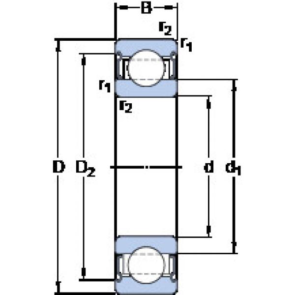 المحامل 6314-2Z/VA208 SKF #1 image