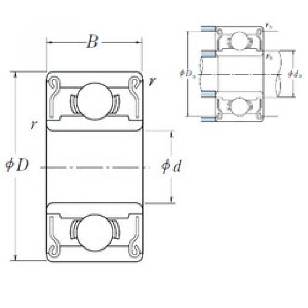 المحامل R4B-2RS ISO #1 image