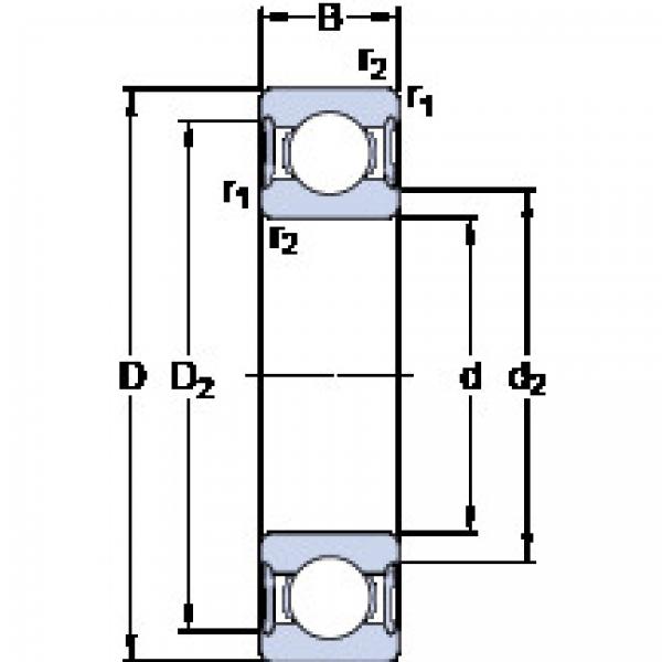 المحامل 6310-2RS1/HC5C3WT SKF #1 image