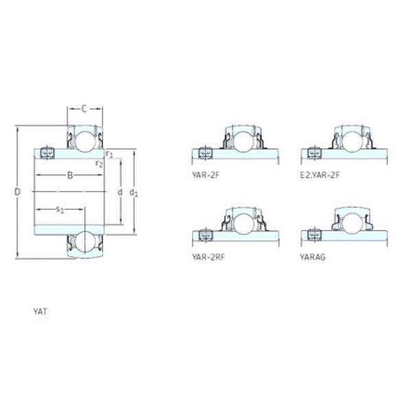 المحامل E2.YAR206-103-2F SKF #1 image