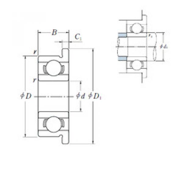 المحامل F604 NSK #1 image