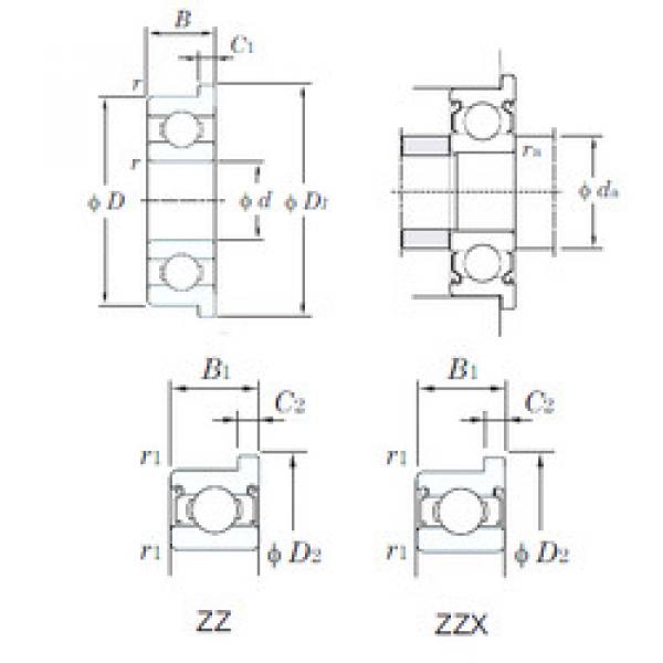 المحامل F695ZZ KOYO #1 image