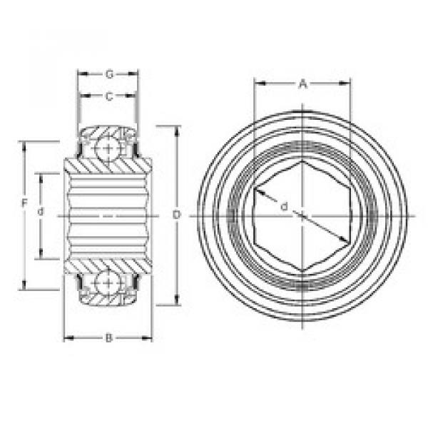 المحامل GW208KRRB5 Timken #1 image