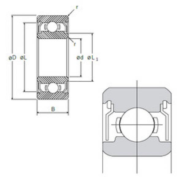 المحامل L-950ZZ NMB #1 image