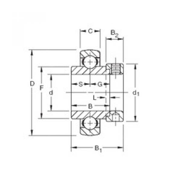 المحامل SMN211KB Timken #1 image