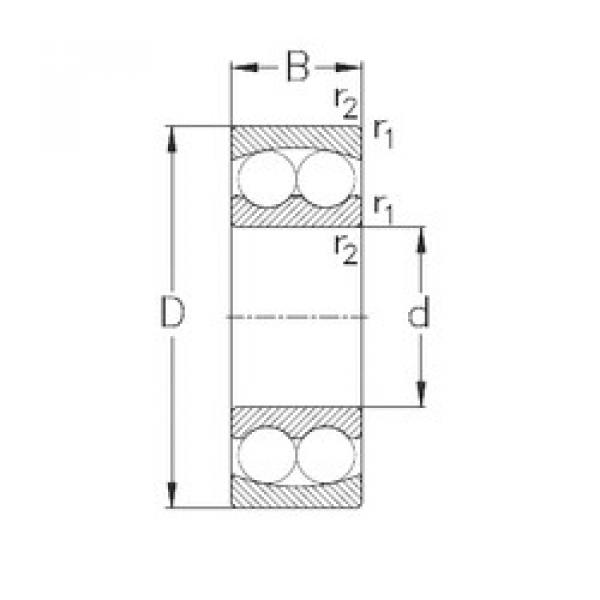 Bearing 1312 NKE #1 image