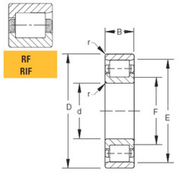 المحامل 110RIF473 Timken #1 image