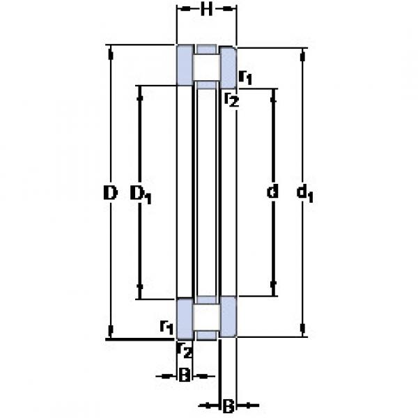 المحامل 811/850 M SKF #1 image