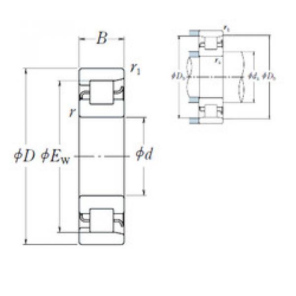 المحامل NF 210 NSK #1 image