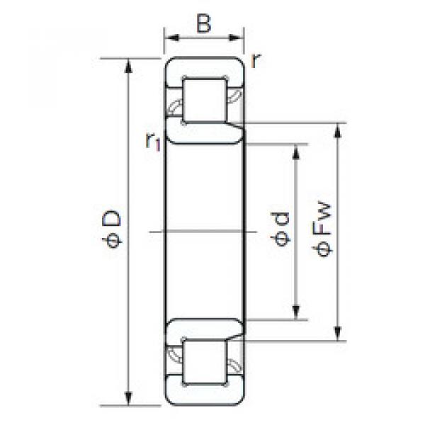 المحامل NJ 1036 NACHI #1 image