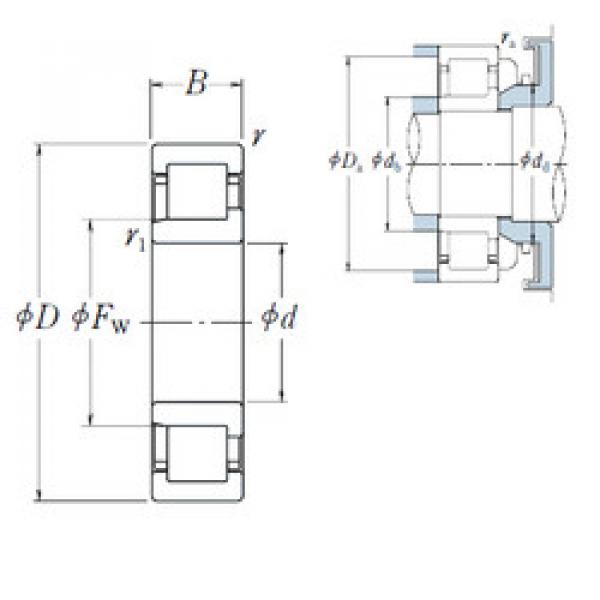 المحامل NJ 408 NSK #1 image