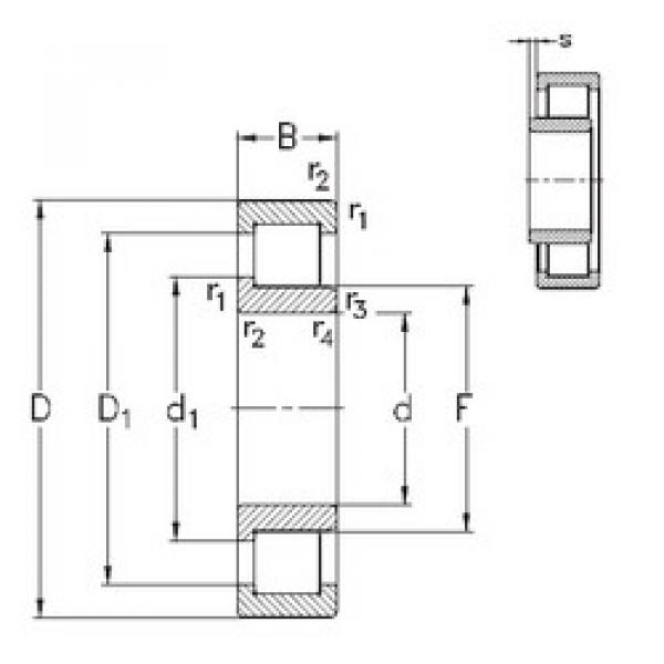 المحامل NJ226-E-MPA NKE #1 image