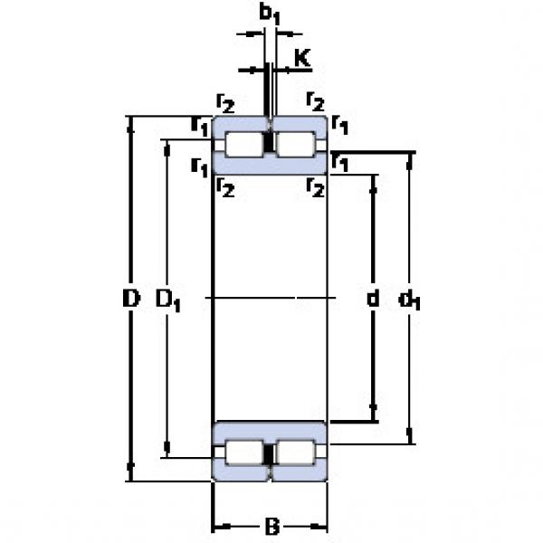 المحامل NNC 4868 CV SKF #1 image