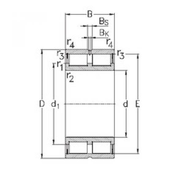 المحامل NNCL4912-V NKE #1 image