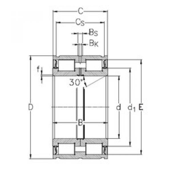 المحامل NNF5012-2LS-V NKE #1 image