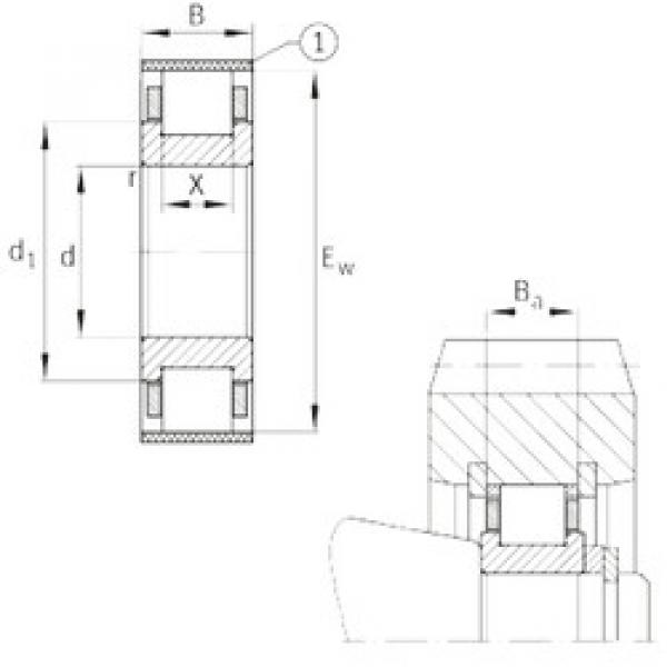 المحامل RN205-E-MPBX FAG #1 image