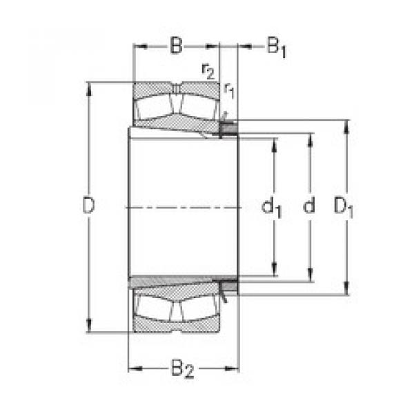 المحامل 22224-E-K-W33+H3124 NKE #1 image