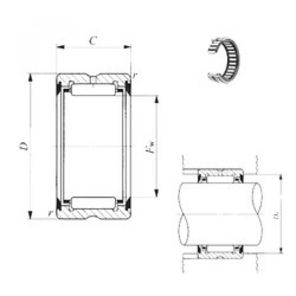 المحامل BR 405228 UU IKO #1 image