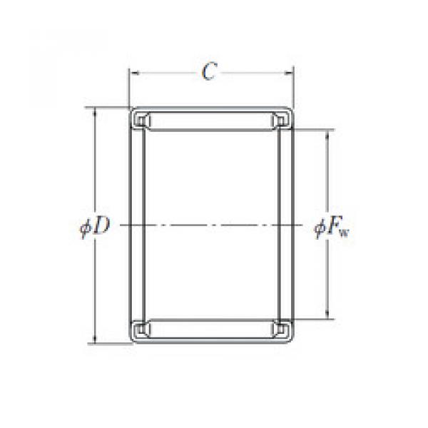 المحامل FH-1212 NSK #1 image