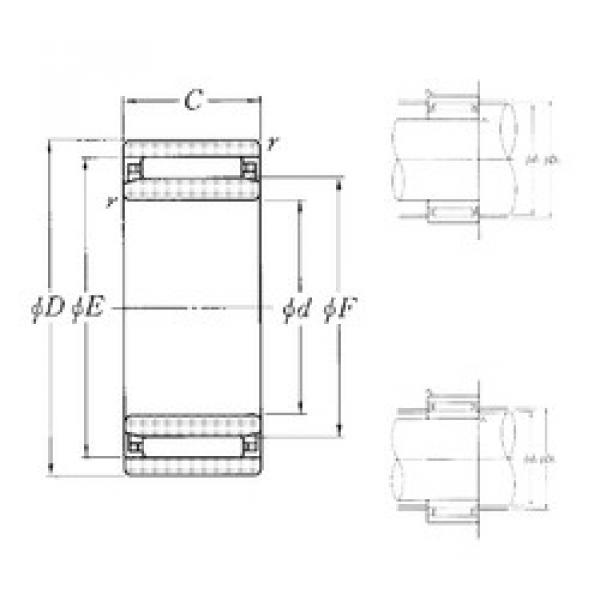 المحامل NAO-45×62×20 NTN #1 image