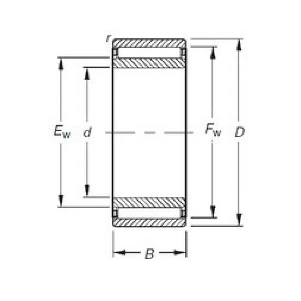 المحامل NAO35X50X17 Timken #1 image