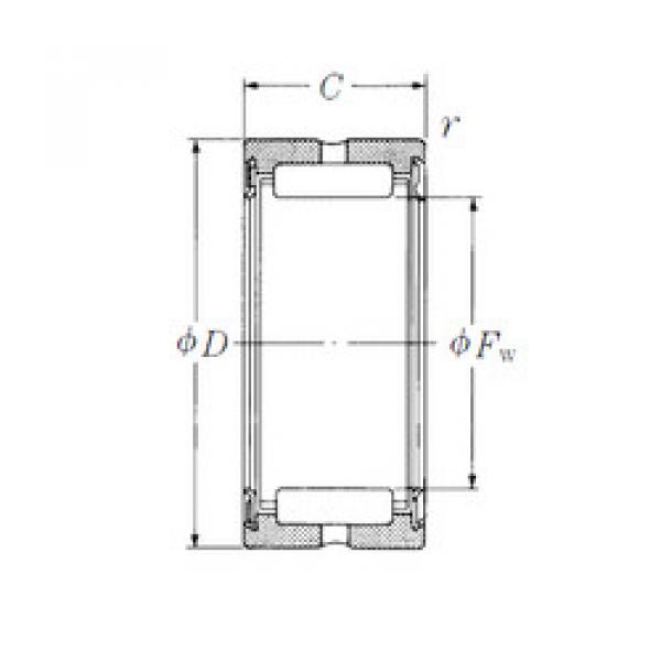 المحامل RNA4911TT NSK #1 image