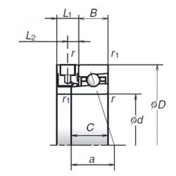 المحامل 110BER19XE NSK #1 image