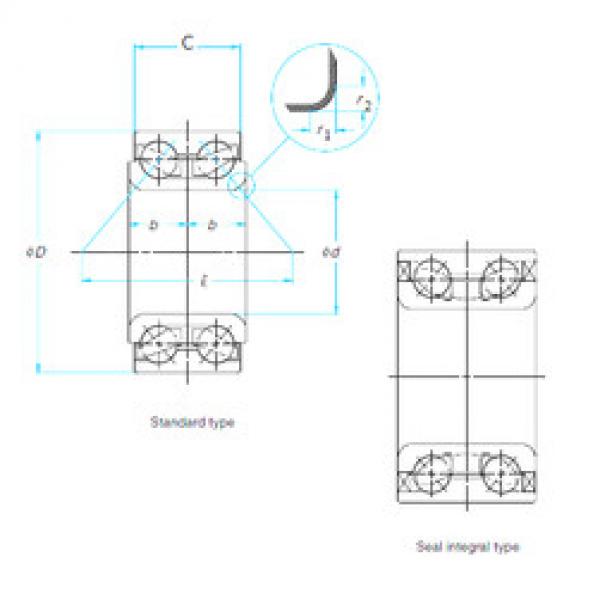 المحامل 35BWD19E NSK #1 image