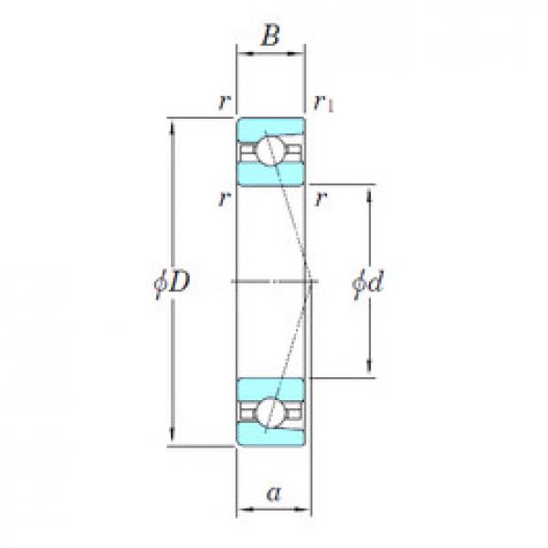 المحامل 3NCHAC905C KOYO #1 image