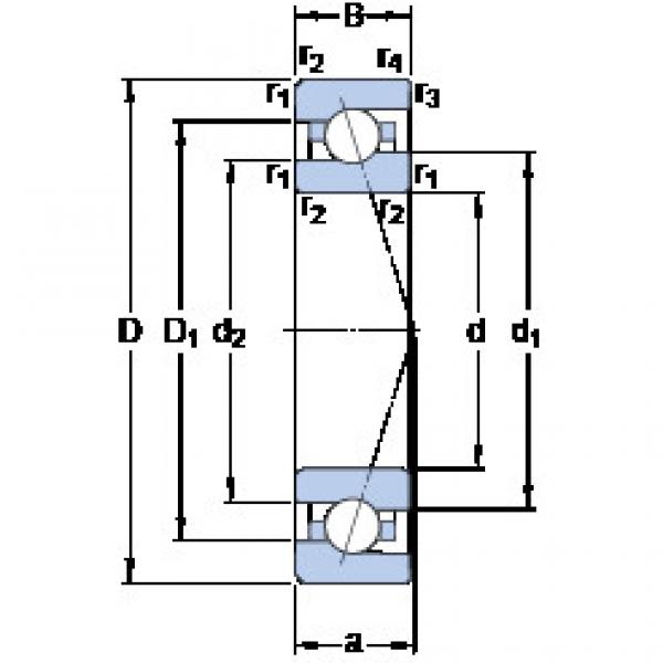 المحامل 7005 ACE/P4A SKF #1 image