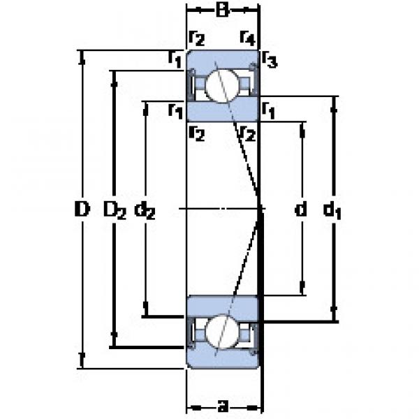 المحامل S7002 ACE/HCP4A SKF #1 image