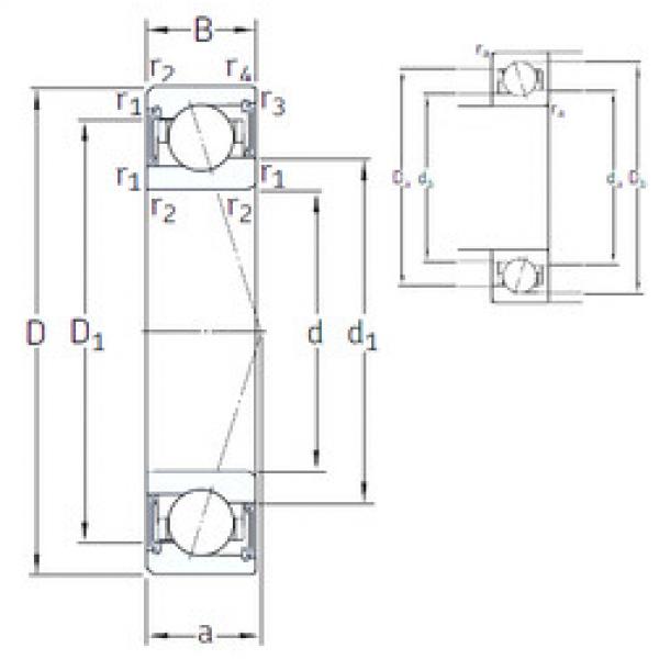 المحامل S71903 CE/HCP4A SKF #1 image