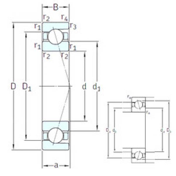 المحامل SEA80 /NS 7CE1 SNFA #1 image