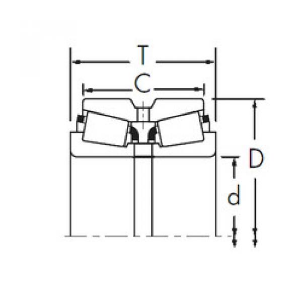 المحامل 33287/33462DC+X3S-33287 Timken #1 image