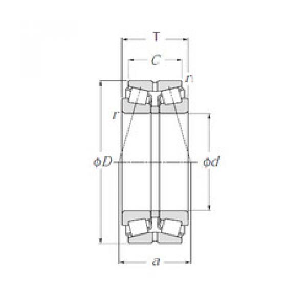 المحامل 430313XU NTN #1 image