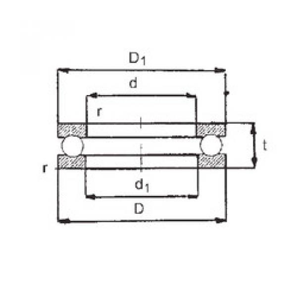 المحامل 51100 FBJ #1 image