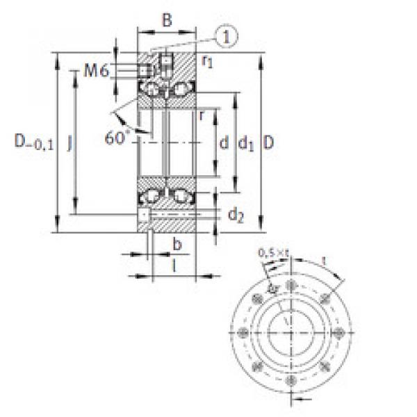 المحامل ZKLF60145-2Z INA #1 image