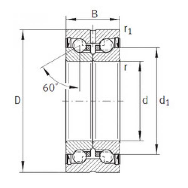 المحامل ZKLN1034-2RS INA #1 image