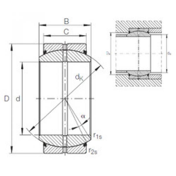 المحامل GE 20 DO-2RS INA #1 image