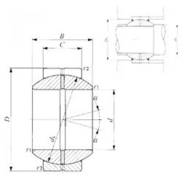 المحامل GE 220GS IKO #1 image